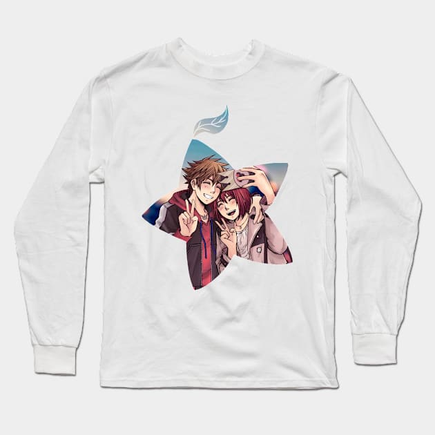 Sora and Kairi Long Sleeve T-Shirt by hallstheien